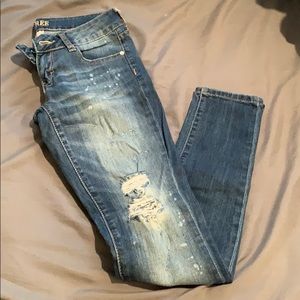 Skinny jeans medium wash